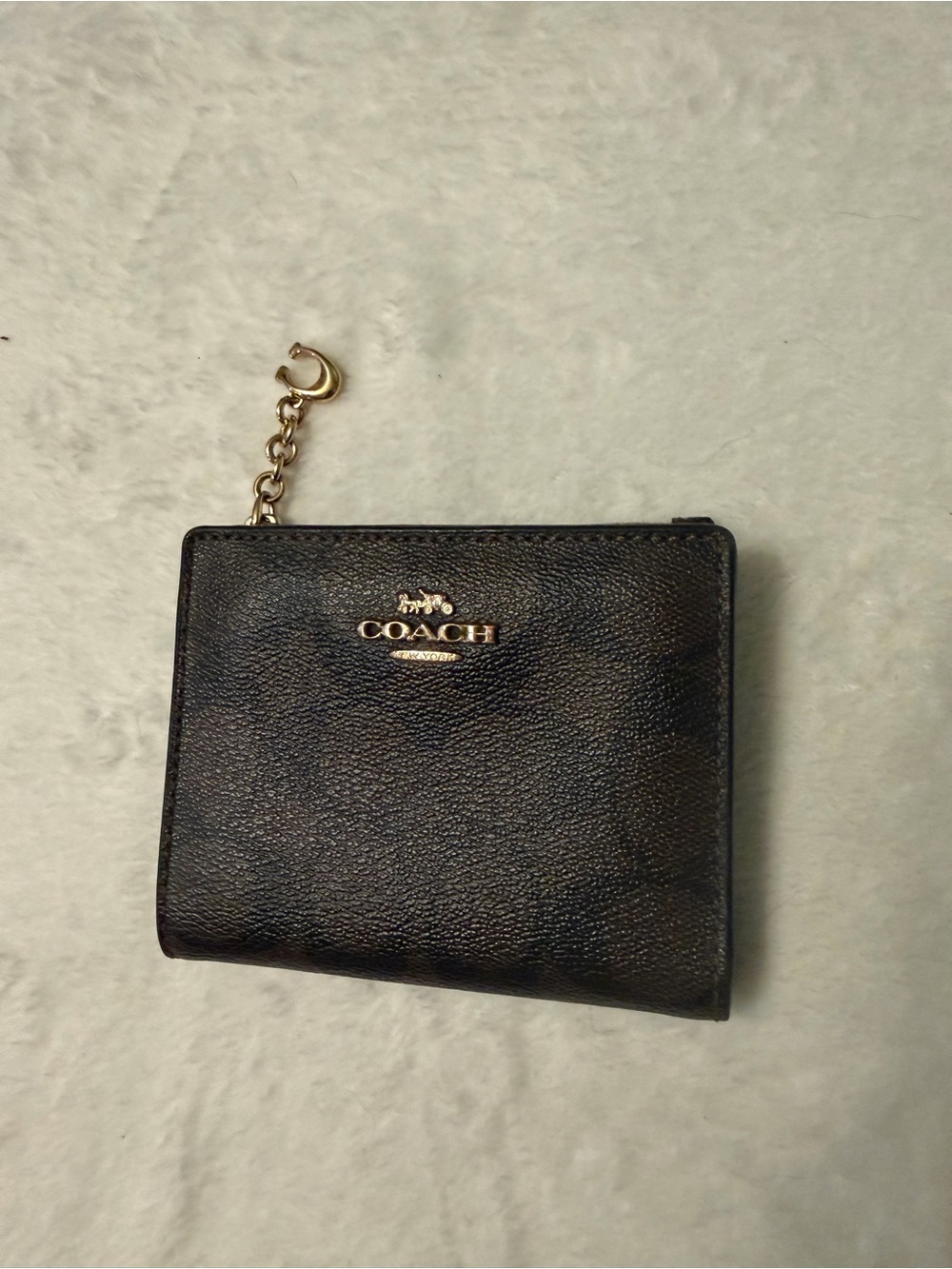 Coach Snap Wallet in Signature Canvas